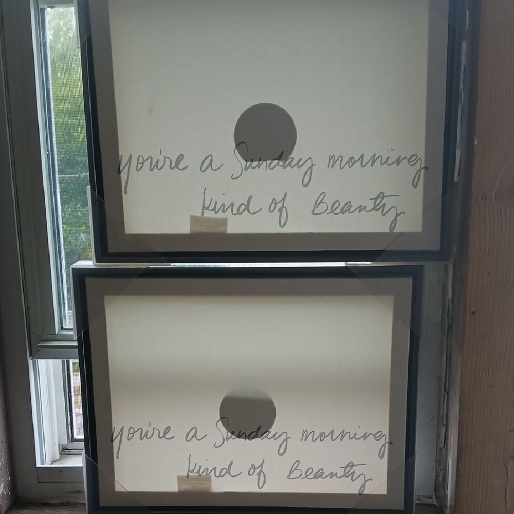 Framed Wall Art with Inspirational Quote